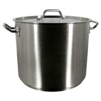 32 Qt. Heavy-Duty Stainless Steel Stock Pot with Cover *RESTAURANT EQUIPMENT PARTS SMALLWARES HOODS AND MORE*