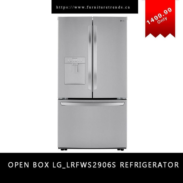 Huge Saving On LG Samsung Stainless Steel French Door Fridges Start From $1199.99 in Refrigerators in Kingston - Image 4