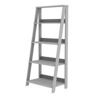 Latitude Run® 4-Shelf Wood Leaning Ladder Bookshelf