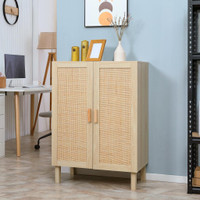 Storage Cabinet 28.7" x 16.1" x 40.2" Natural Wood