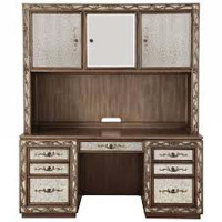 wtressa Orianne Solid Wood Desk with Hutch