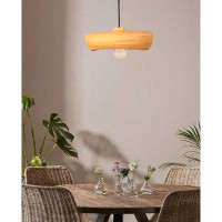 Bay Isle Home™ Bamboo Pendant Light, Bamboo Lampshade, Handmade Bamboo Pendant Light.