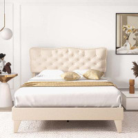 Wildon Home® Foucault Full / Double Tufted Platform Bed