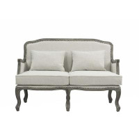 World Menagerie Transitional Style Sofa With Pillows