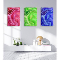 UniQstiQ Bright Colours Set of 3 Prints Modern Wall Art Modern Artwork