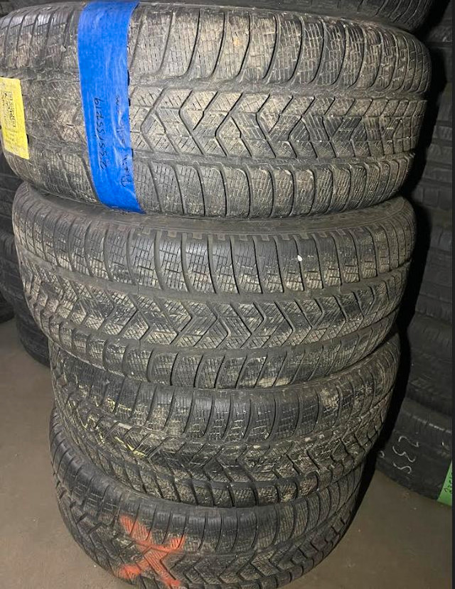 USED SET OF WINTER PIRELLI 235/55R19 95% TREAD WITH INSTALL. in Auto Body Parts in City of Toronto