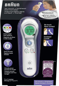 Braun No-Touch and Forehead Thermometer with Colour Coded Display - BNIB @MAAS_WIRELESS