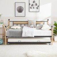 Home Decor Daybed, sofa bed metal framed with trundle