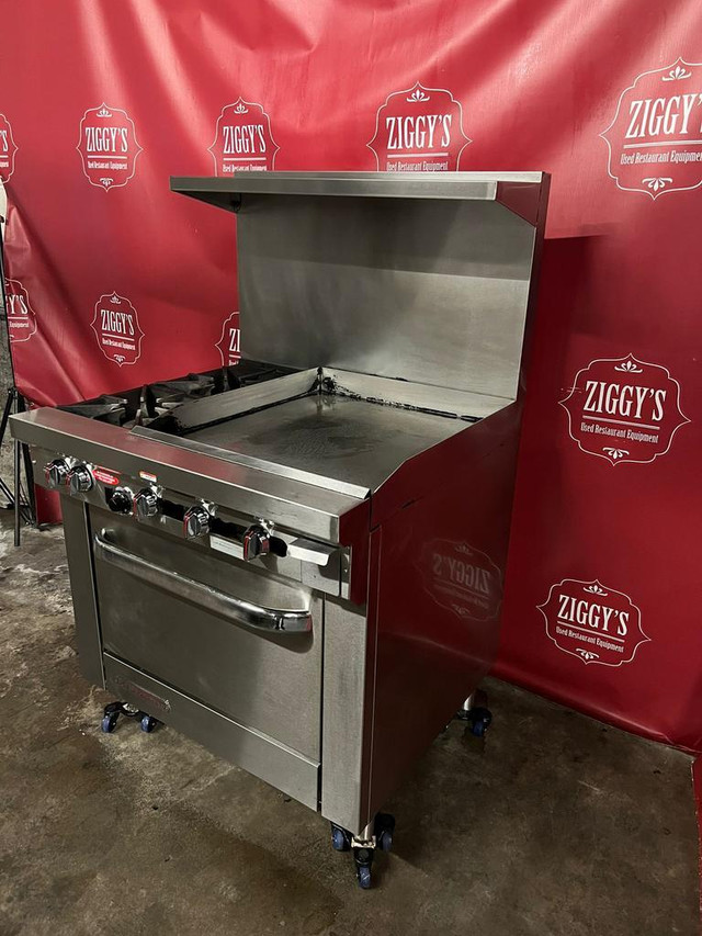 36” flat top griddle and 2 burner stove range for only $2795 ! Can ship in Industrial Kitchen Supplies - Image 4