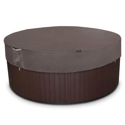 Arlmont & Co. Arlmont & Co. Ravenna Water-Resistant Round Hot Tub Cover, 84 Inch in Hot Tubs & Pools