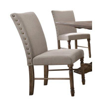 Ophelia & Co. Behr Linen Parsons Chair in Cream
