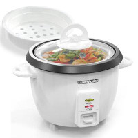 Mishcdea Mishcdea Rice Cooker 5 Cups Uncooked (10 Cooked) & Steam Tray, Portable Small Food Steamer, Removable Non-stick