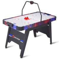 RayChee RayChee 54'' 2 -Player Manufactured Wood Air Hockey Table with Digital Scoreboard