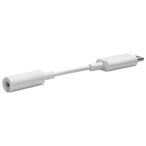 USB 3.1 Type-C (USB C) - Audio 3.5mm Male/Female Adapter - White in Cell Phone Accessories
