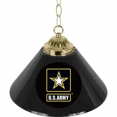 Trademark Global Luminaire suspendu pour table de billard 1 lumière U.S. Army
