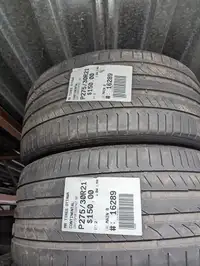 P275/30R21 275/30/21  CONTINENTAL CONTISPORTCONTACT 5P ( all season summer tires ) TAG # 16289