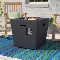 Freeport Park® Lovelady Gulick 24" H x 27" W Concrete Propane Outdoor Fire Pit Table