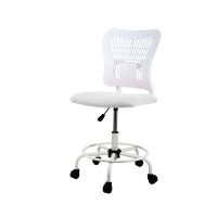 Inbox Zero Adjustable Ergonomic Standing Desk Chair/stool With Comfortable Footrest And Back Support