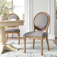 Kelly Clarkson Home Libretto Linen Upholstered Side Chair