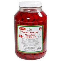 Maraschino Cherries with Stems - 4 x 1 Gallon Jars / Case *RESTAURANT EQUIPMENT PARTS SMALLWARES HOODS AND MORE*