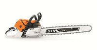 Stihl MS500i. Fuel injected chainsaw.