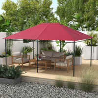 Replacement Canopy Top 156.3" L x 116.9" W Wine Red