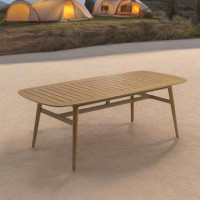 NashyCone Outdoor solid wood patio dining table — Outdoor Tables & Table Components: From $99