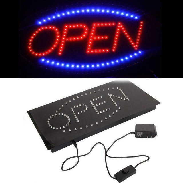 NEW 23X13 LARGE LED OPEN SIGN CHEAPEST IN ALBERTA dans Autre  à Calgary