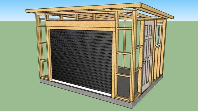 Toy shed 6 x 7 Door for Sheds, Shipping Containers. Green House in Garage Doors & Openers in Calgary - Image 3