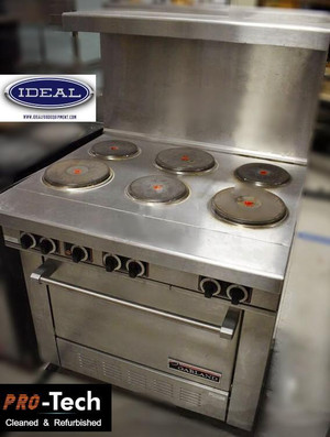 Garland Electric 6 burner range with oven - we ship Canada Preview