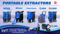 Professional Portable Hot Water Extractors - New and Used Carpet Steam Cleaners
