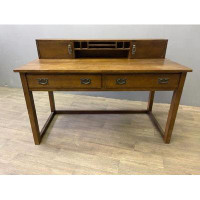 Wildon Home® Meunier Solid Wood Desk with Hutch