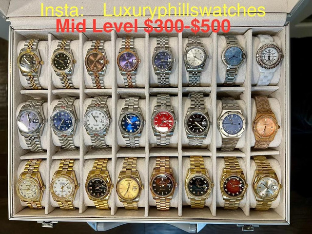 Richard Mille Rolex AP Audemars Breitling Watch Patek Panerai Cartier Omega Hublot Tudor Tag Heuer Bell and Ross IWC in Jewellery & Watches in Toronto (GTA) - Image 3