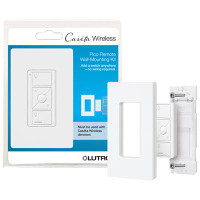 Lutron Pico Dimmer Remote with Wall Mount Kit (PJ2-WALL-WH-L01C)