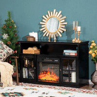Red Barrel Studio Samora 47'' Tv Stand Cabinet With Fireplace