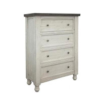 Rosalind Wheeler Audry 4 Drawer 39" W Solid Wood Chest