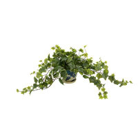 Primrue Maywood 14" Faux Ivy Plant in Ceramic Pot