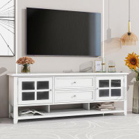 Red Barrel Studio Multifunctional Modern TV Stand For Tvs Up To 60'', Entertainment Centre With Storage Space, TV Cabine