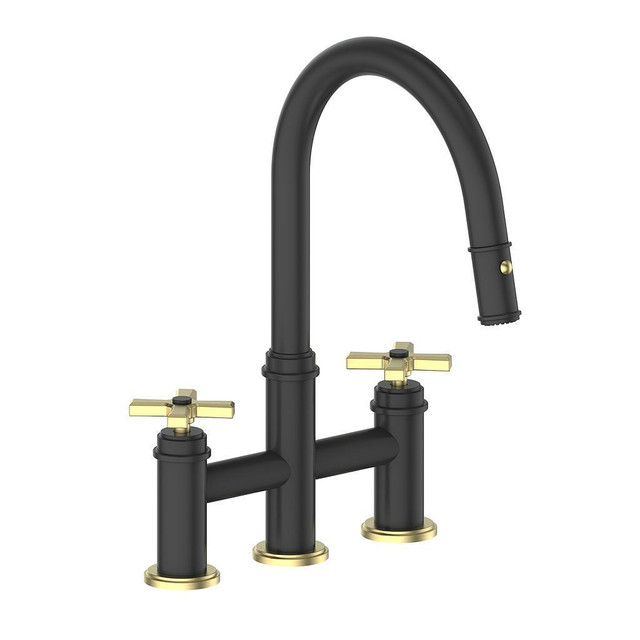Vogt - Zehn Bridge Kitchen Faucet w 12 Finishes ( 7 Solid Tone &amp; 5 - 2 Tone Faucets ) and 3 Handle Choices in Plumbing, Sinks, Toilets & Showers