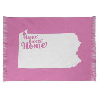 East Urban Home Home Sweet Erie Pink Area Rug