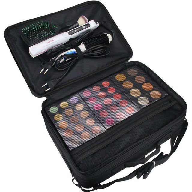 NEW 3 LAYER LARGE SIZE PROFESSIONAL MAKEUP ORGANIZER KIT 53M0K in Other in Regina - Image 2