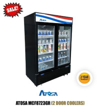 Atosa Refrigerateur 2 Porte Vitree! 2 Door Glass Refrigerators! Neuf! Gaurantee