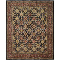 Isabelline One-of-a-Kind Mickey Hand-Knotted Brown 8'3" x 10'4" Wool Area Rug