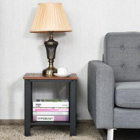 17 Stories End Table with Storage