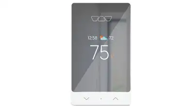 Schluter Ditra Heat DHERT105/BW Smart Wi-Fi Programmable Touchscreen Thermostat, Works w/ Alexa, Google Home, Apple Home