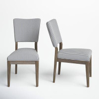 Birch Lane™ Archstone Upholstered Dining Chair in Beige/Blue