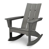 POLYWOOD® Modern Plastic Rocking Adirondack Chair