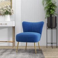 Accent Chair 20.9" W x 27.4" D x 27.4" H Blue