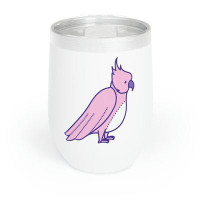 Marick Booster Pink And Purple Bird Chill Wine Tumbler