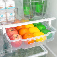 SmartDesign Smart Design Adjustable Pull Out Refrigerator Drawer - Extra Large - Bpa Free Plastic - Holds 20 Lbs - Exten